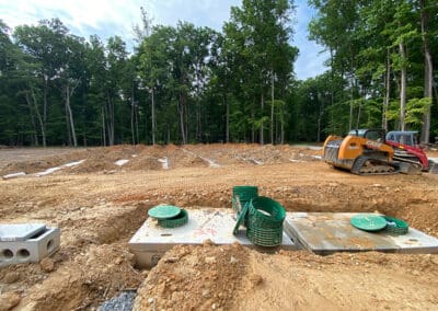 Septic system installation