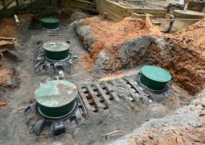 Septic system installation